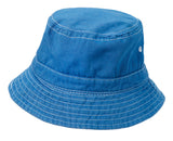 Boys and Girls 100% Cotton Twill UPF 50+ Wharf Hat | Denim Blue (Dyed & Finished in USA*)
