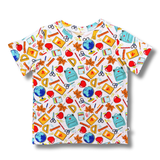 Bamboo Short Sleeve Crew Neck Tee in Class Act