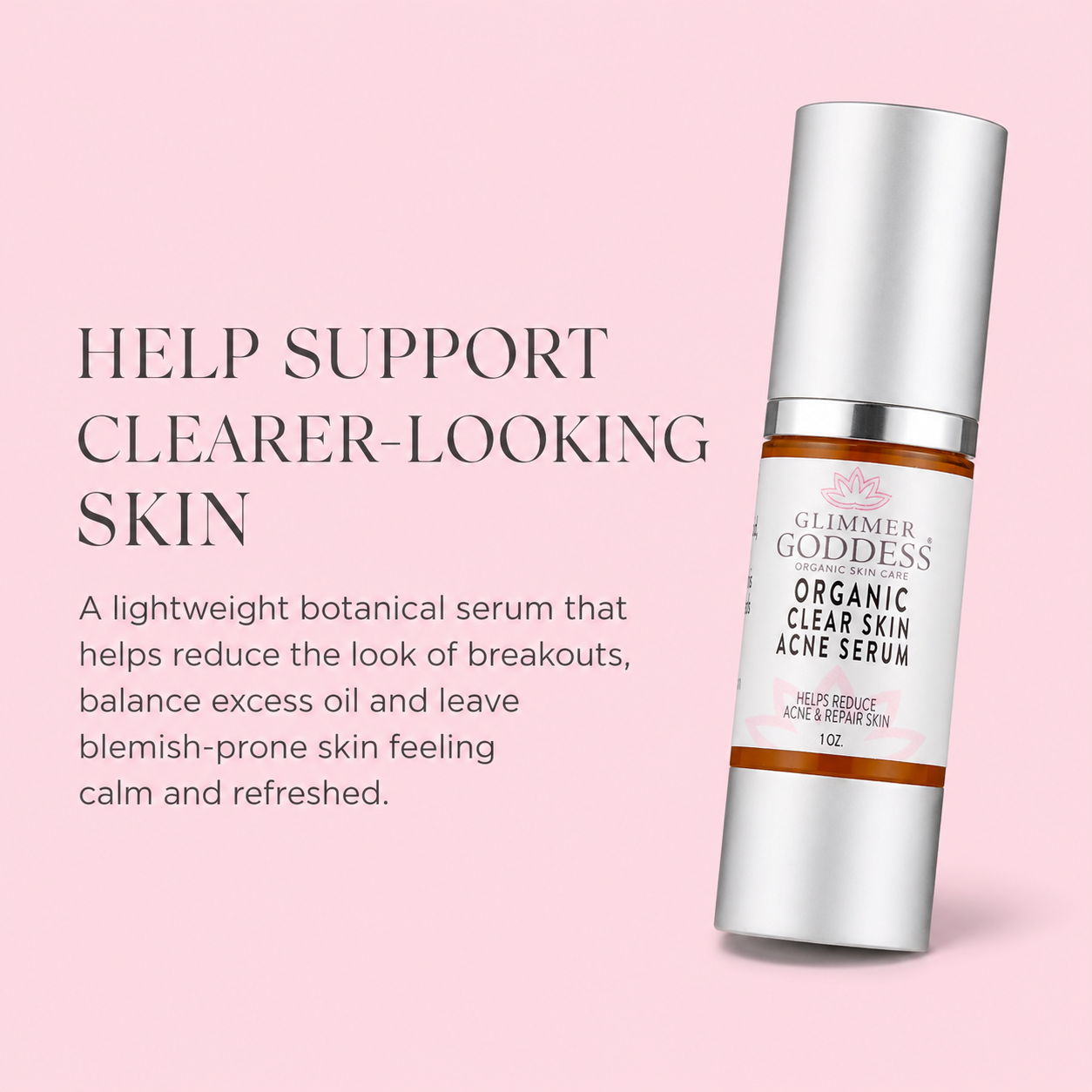 Organic Clear Skin Acne Serum - Oil Regulation Serum