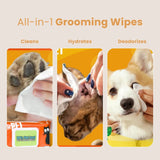 Dog Wipes Cleaning & Deodorizing 400 Count