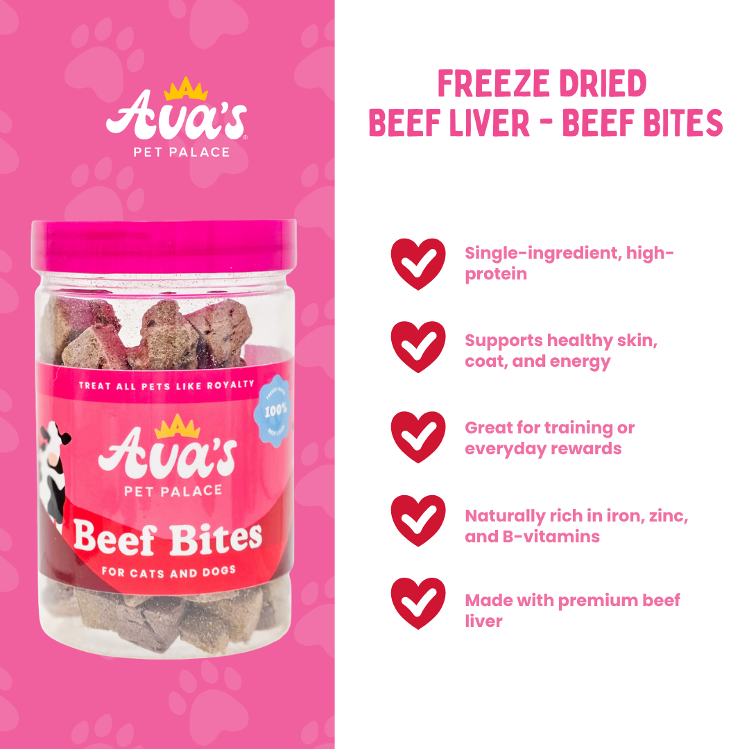 Freeze Dried Beef Liver - Beef Bites