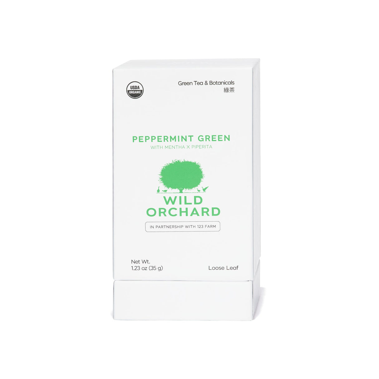 Peppermint Green - Organic Loose Leaf Green Tea