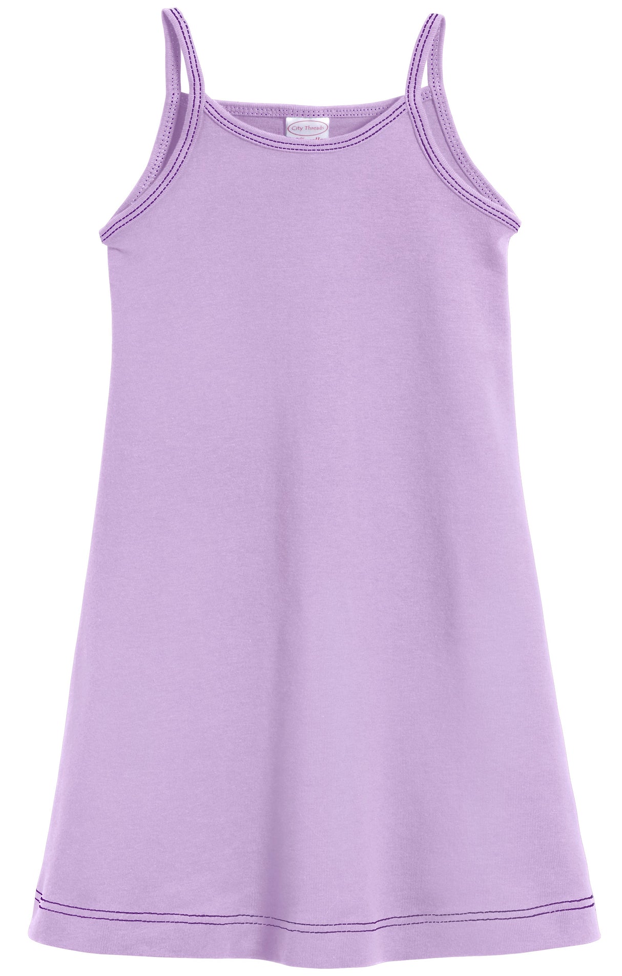 Girls Soft Cotton Camisole Dress  | Lavender
