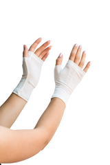 Adults Anti-Itch Fingerless Gloves with TENCEL and Zinc | Remedywear™ by YoRo Naturals™