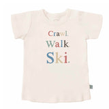 graphic tee | crawl walk ski
