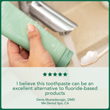 Gentle Green™ Sensitive Toothpaste with Hydroxyapatite & B12 (Fluoride-Free, Natural Enamel Support & Sensitive Teeth Relief)