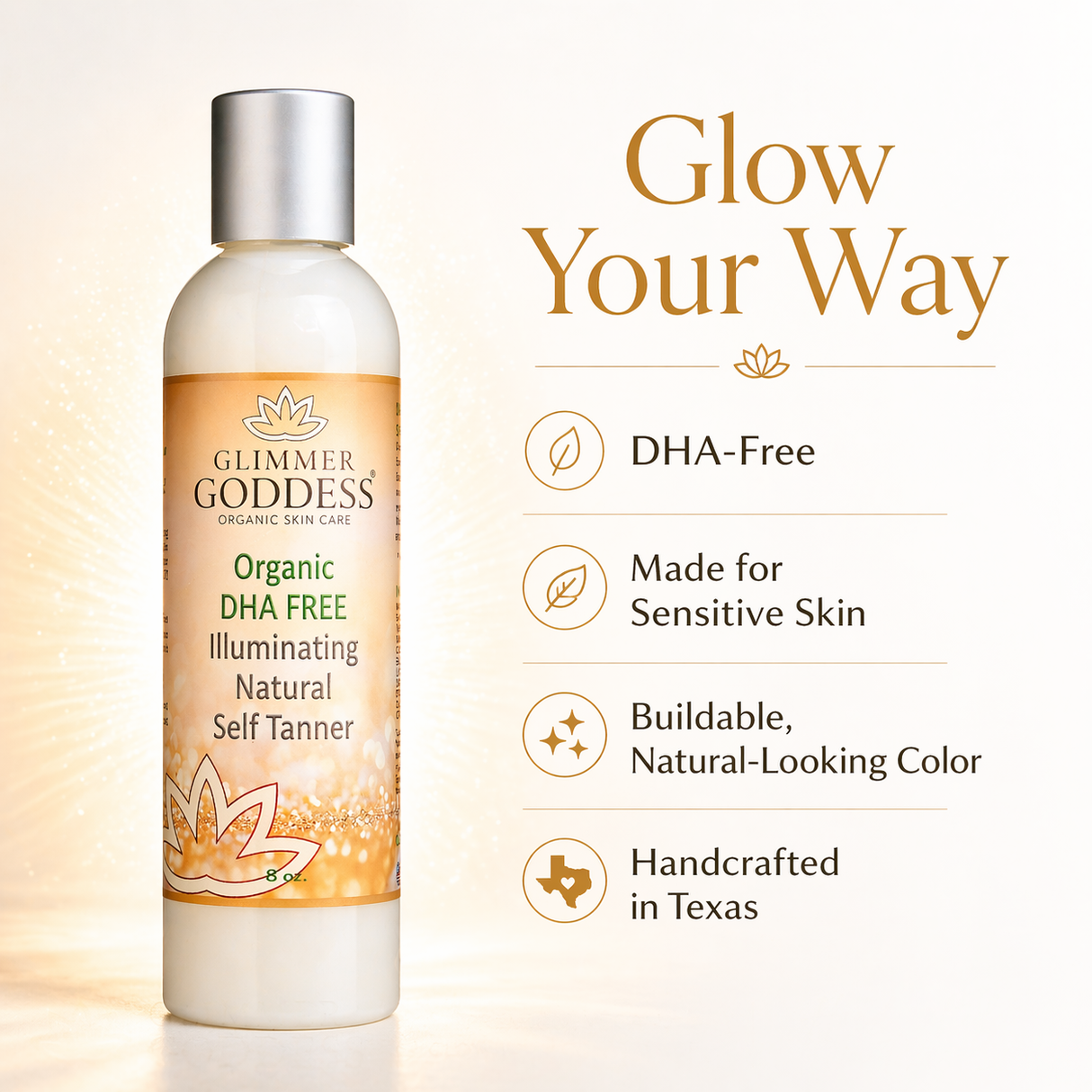 Organic DHA FREE Self Tanner For A Sun-Kissed Glow