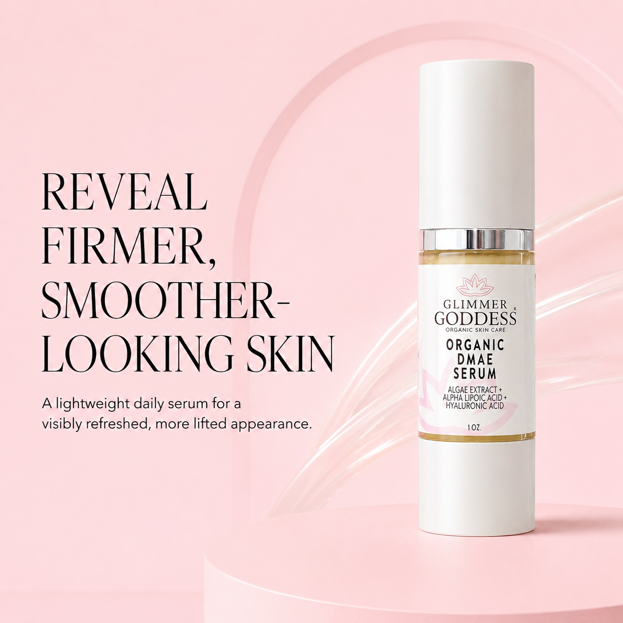 Organic Skin Firming Serum with DMAE + Alpha Lipoic