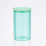 Glass Canister Set & Glass Lid - Diamond Blue