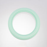 Glass Canister Set & Glass Lid - Diamond Blue