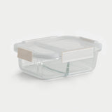 Glass Bento Box - Divided (Vanilla)