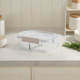 Glass Bento Box - 3 Sections (Vanilla)