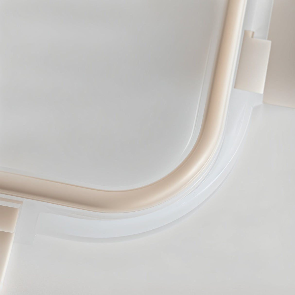 Glass Bento Box - Divided (Vanilla)