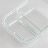 Glass Bento Box - 3 Sections (Vanilla)