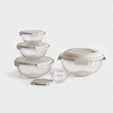 Borosilicate Glass Mixing Bowl Set (5 Bowls)