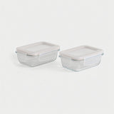 Bake & Carry Glass Set (5 Containers, Vanilla)