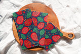 Beeswax Wrap Bulk Roll - Dragonfruit Print