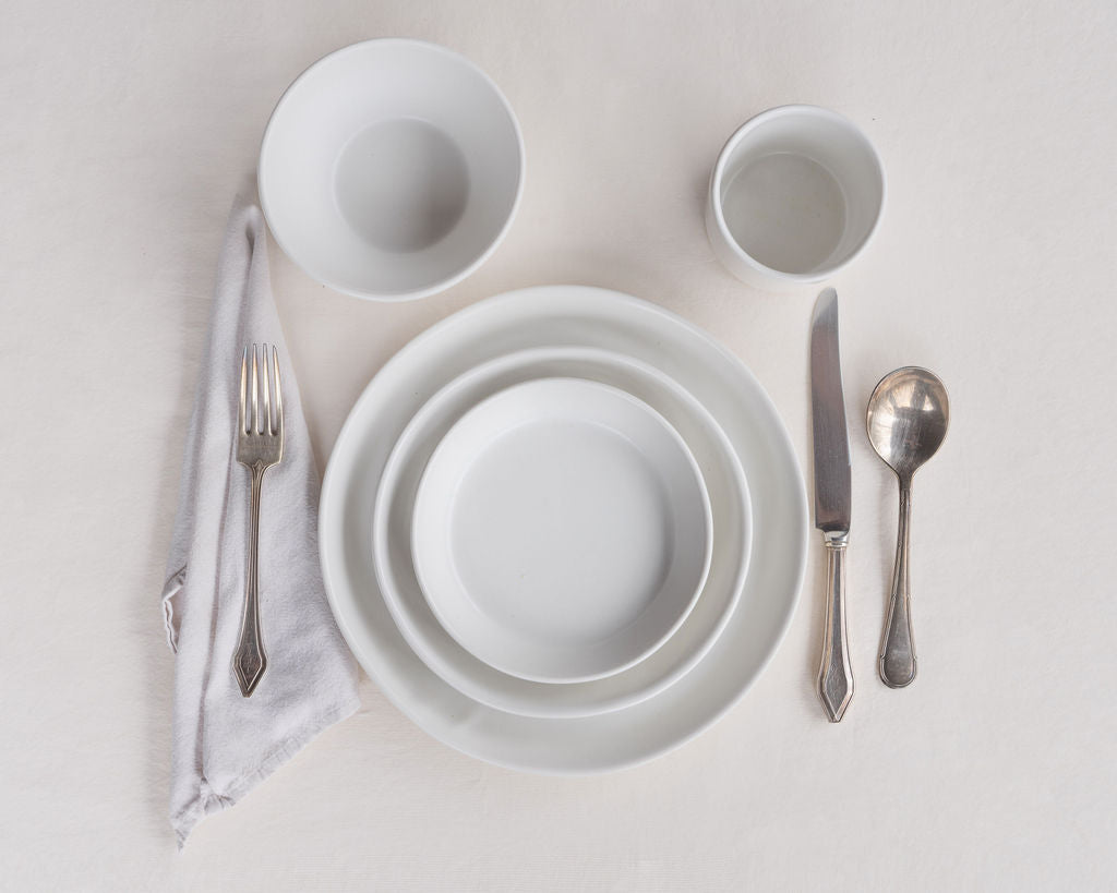 5 Piece Skali Coupe Dinner Setting