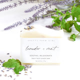 Lavender + Mint Handmade Tallow and Goat Milk Soap Bar