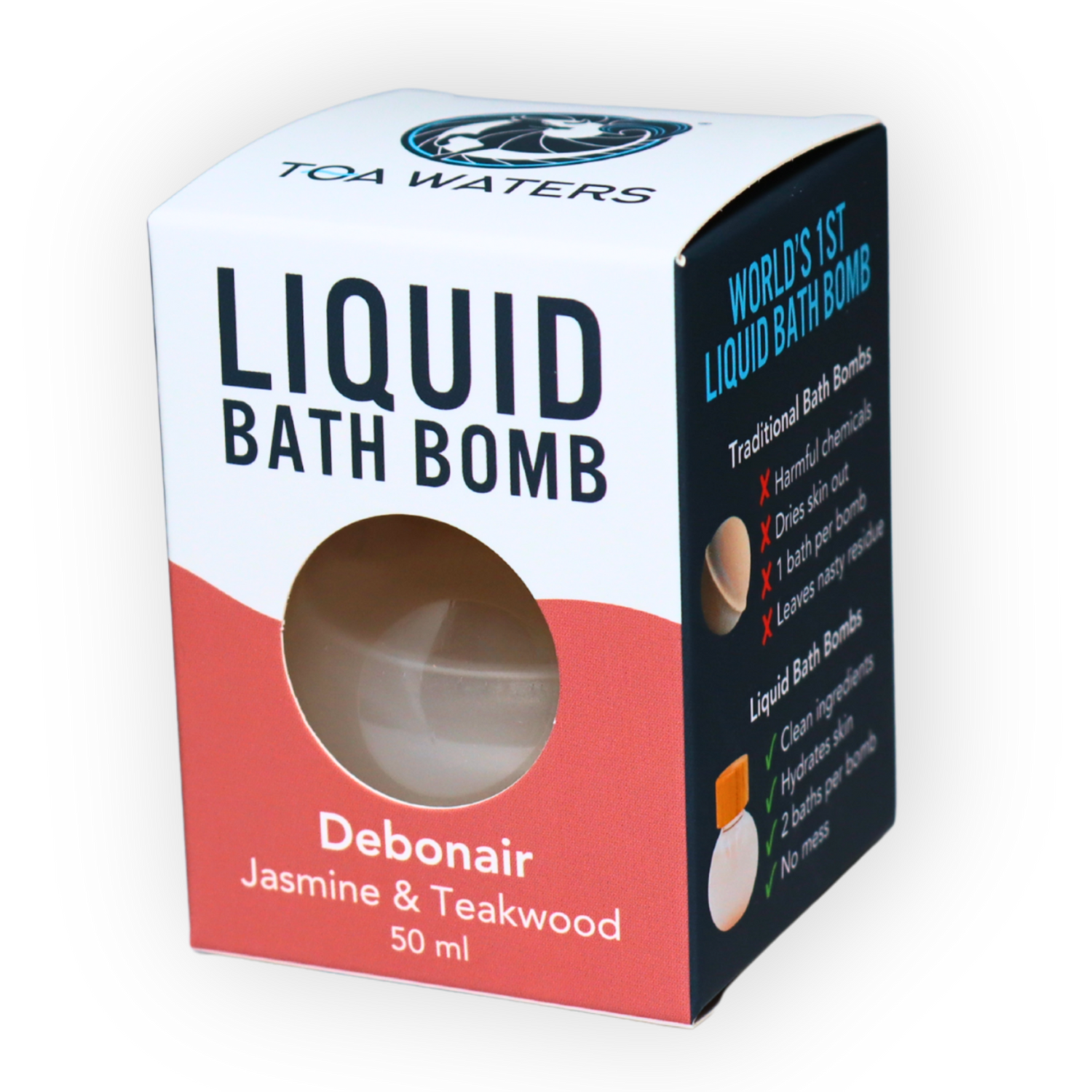 Debonair Liquid Bath Bomb - Jasmine and Teakwood