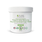 Plaque & Tartar Removing Dental Finger Wipes for Cats & Dogs - Organic Dental Solutions®
