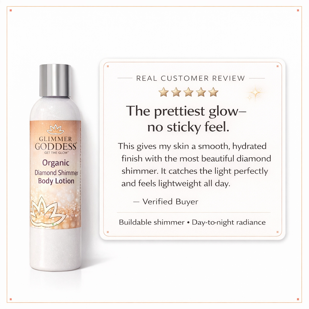Organic Diamond Shimmer Body Lotion