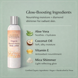 Organic Diamond Shimmer Body Lotion
