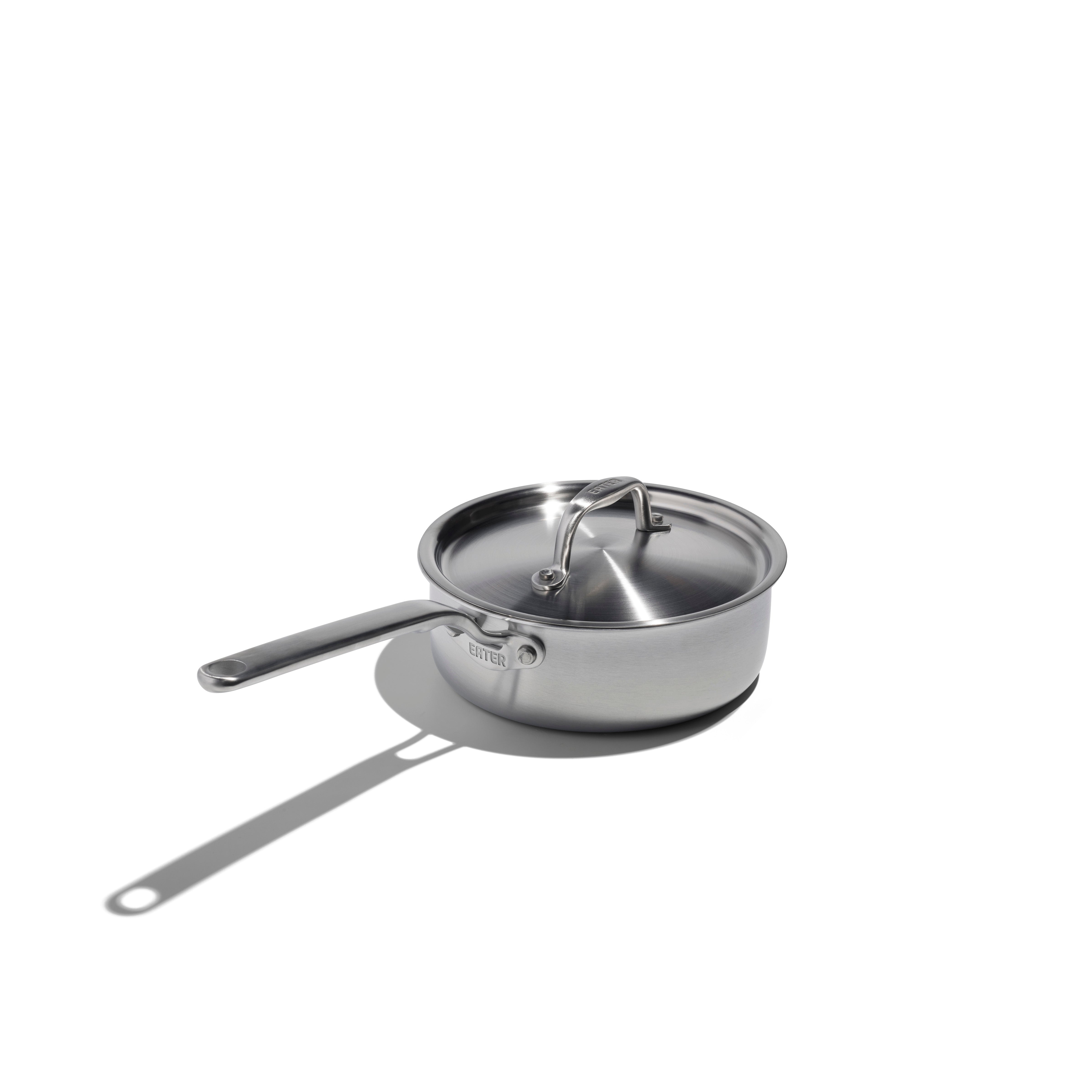 Eater x Heritage Steel 2 Quart Saucepan with Lid - Thumbnail 2
