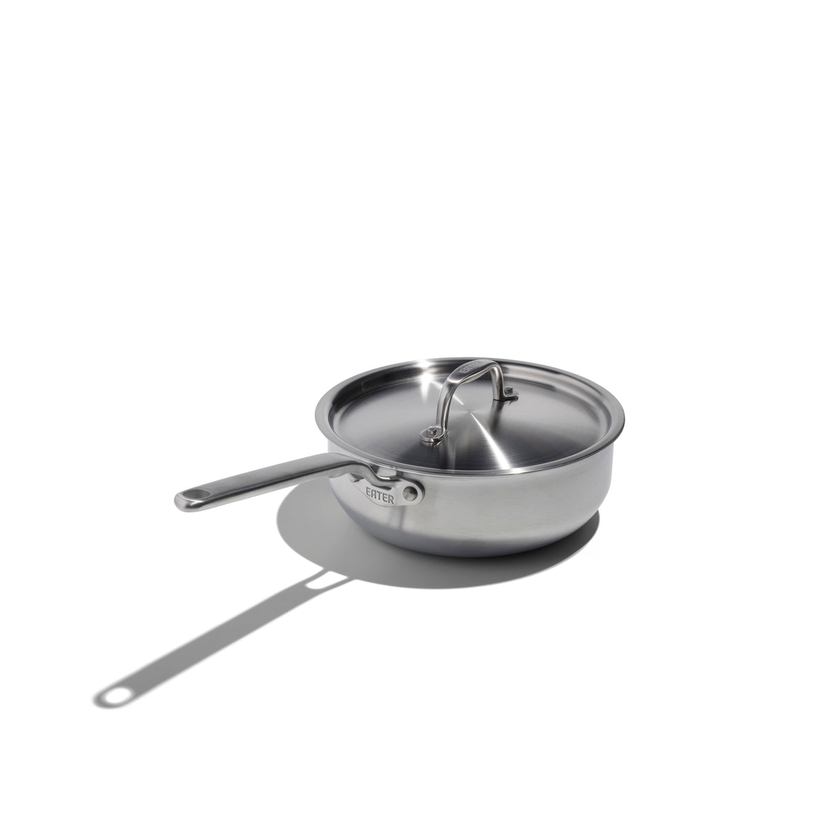 Eater x Heritage Steel 3 Quart Saucier with Lid