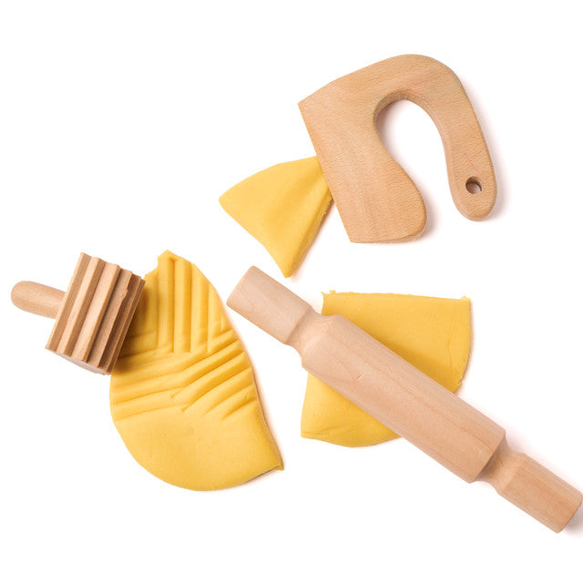 Eco-Dough Wooden Tools Set