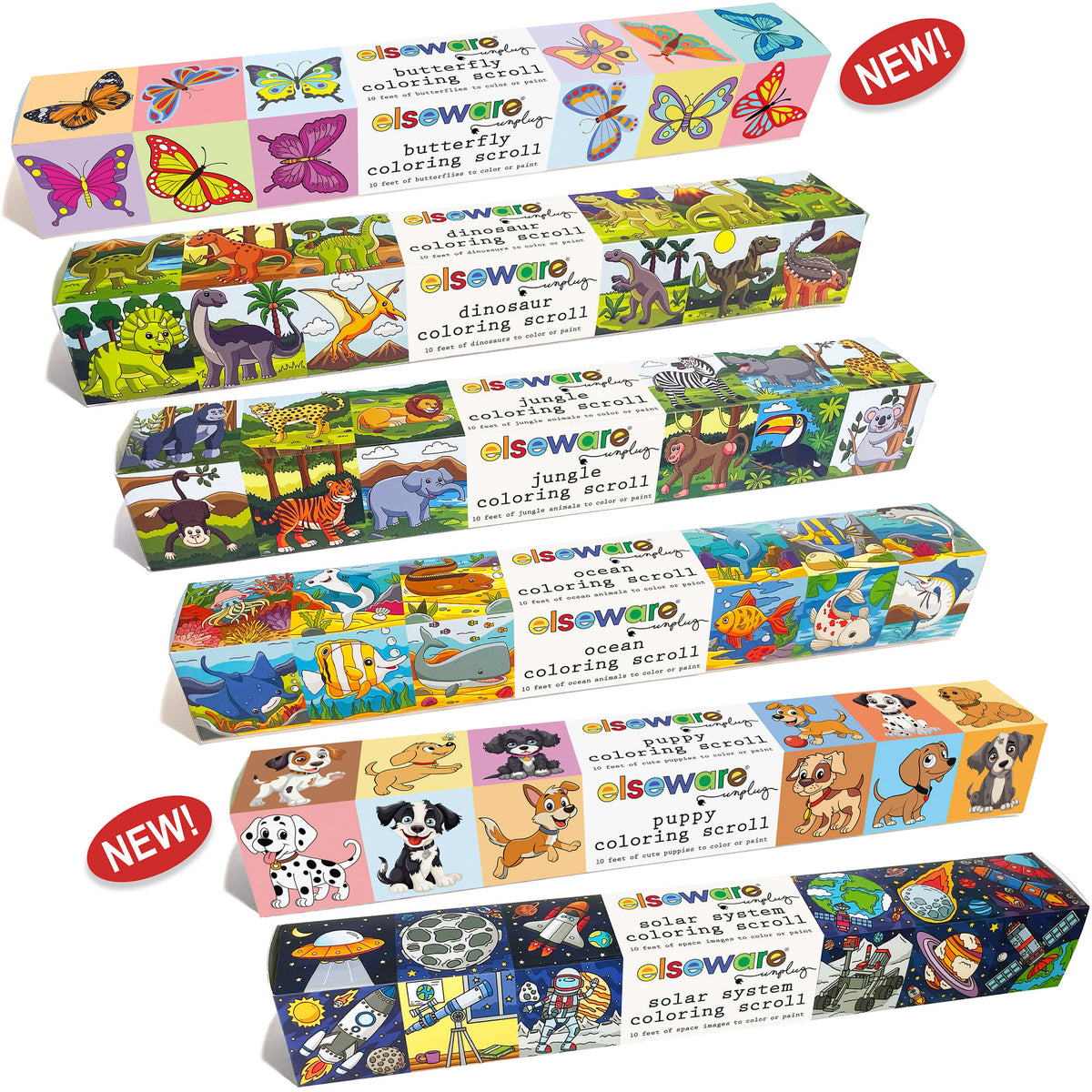 Coloring Scrolls – 10 ft – Adhesive Back