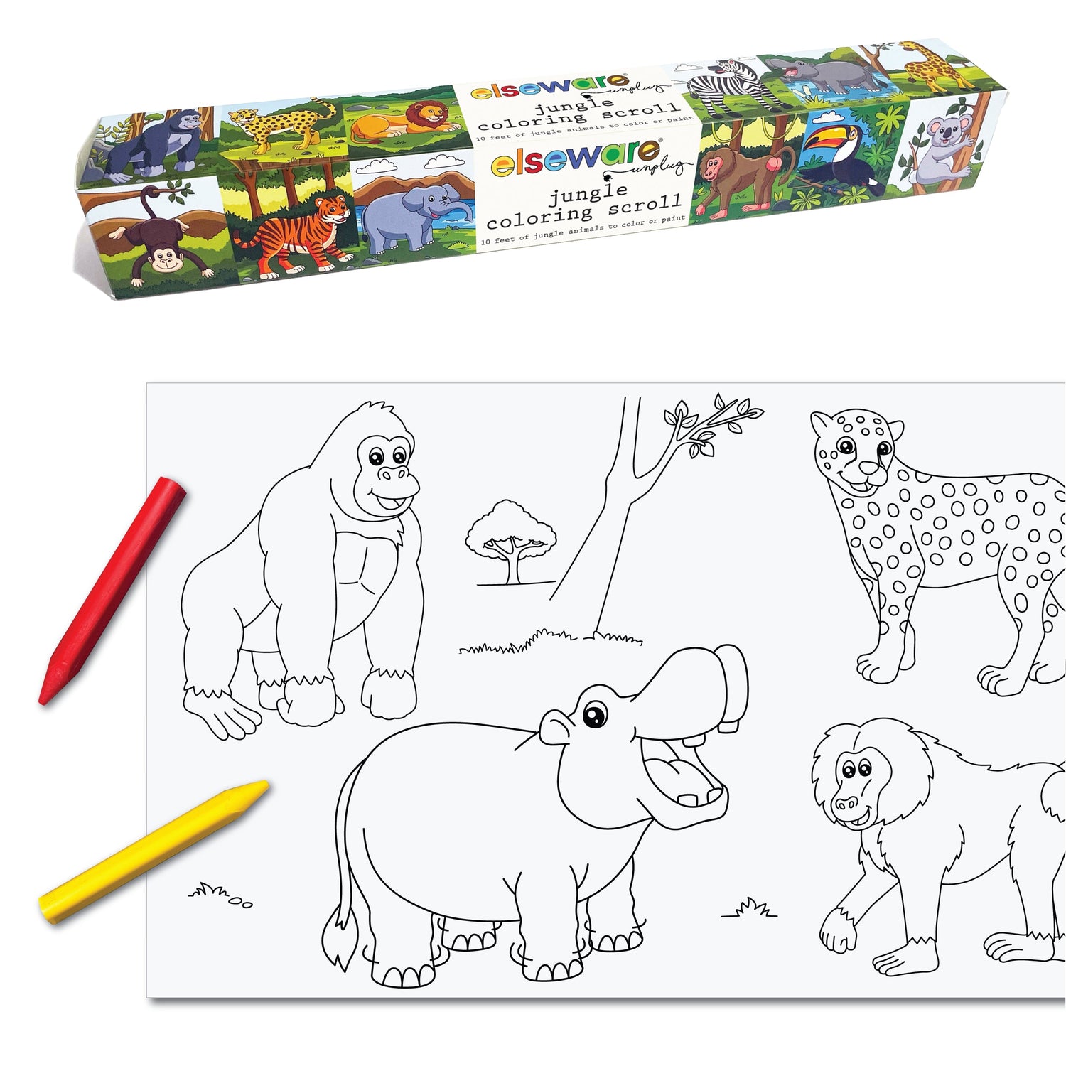 Coloring Scrolls – 10 ft – Adhesive Back