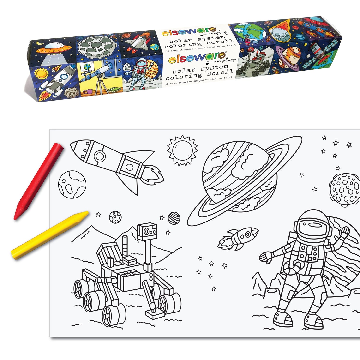 Coloring Scrolls – 10 ft – Adhesive Back