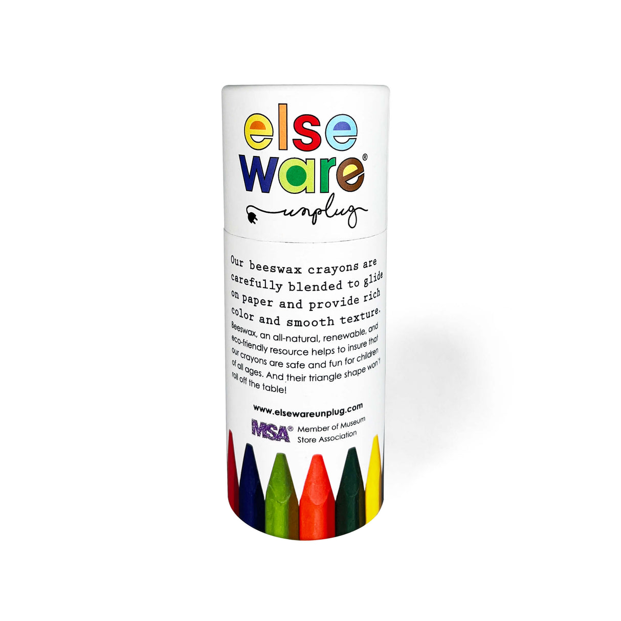 Eco-Kids Non-Toxic Beeswax Crayons (Extra Large) - by Elseware Unplug