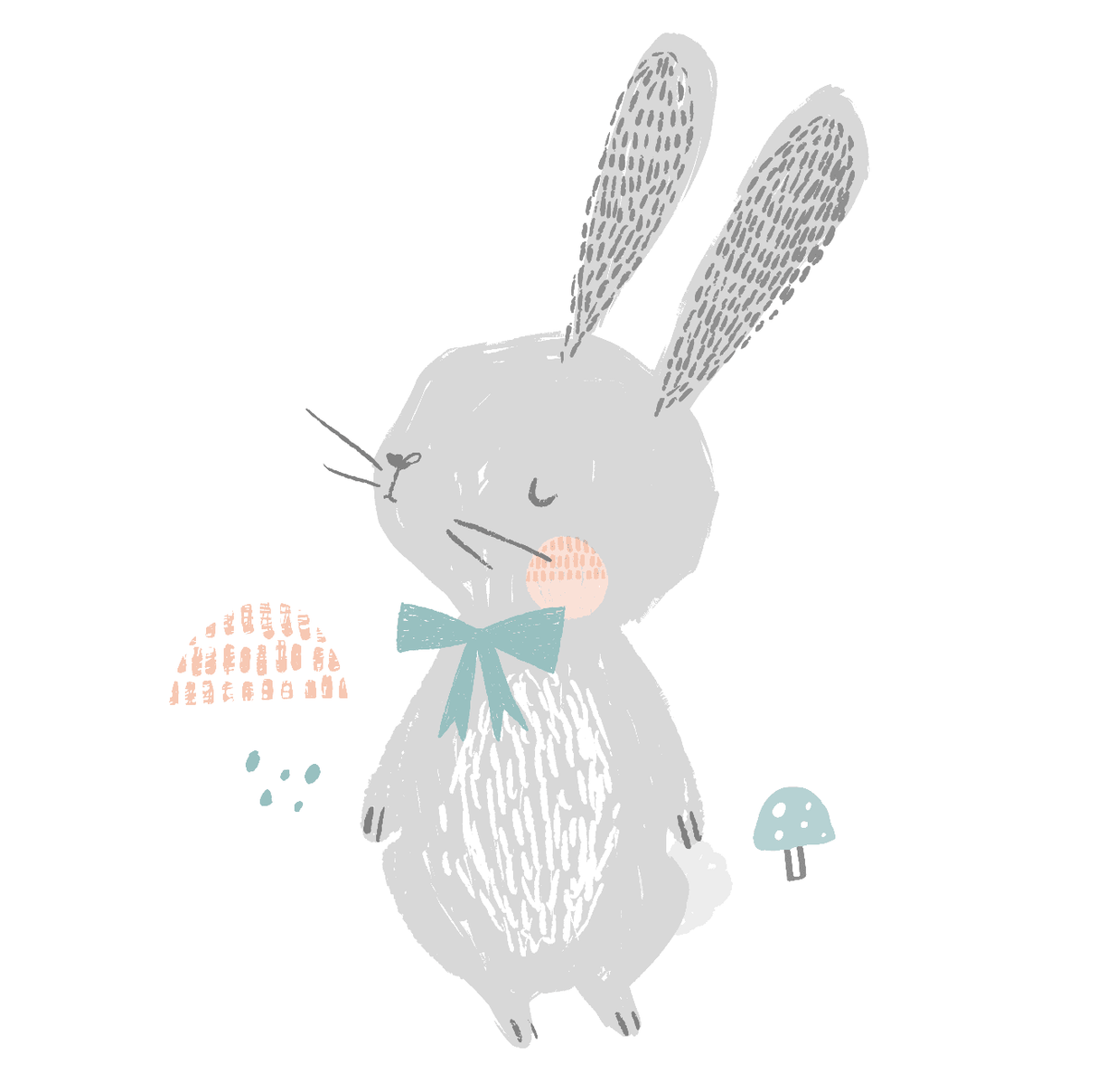 graphic tee | spring bunny