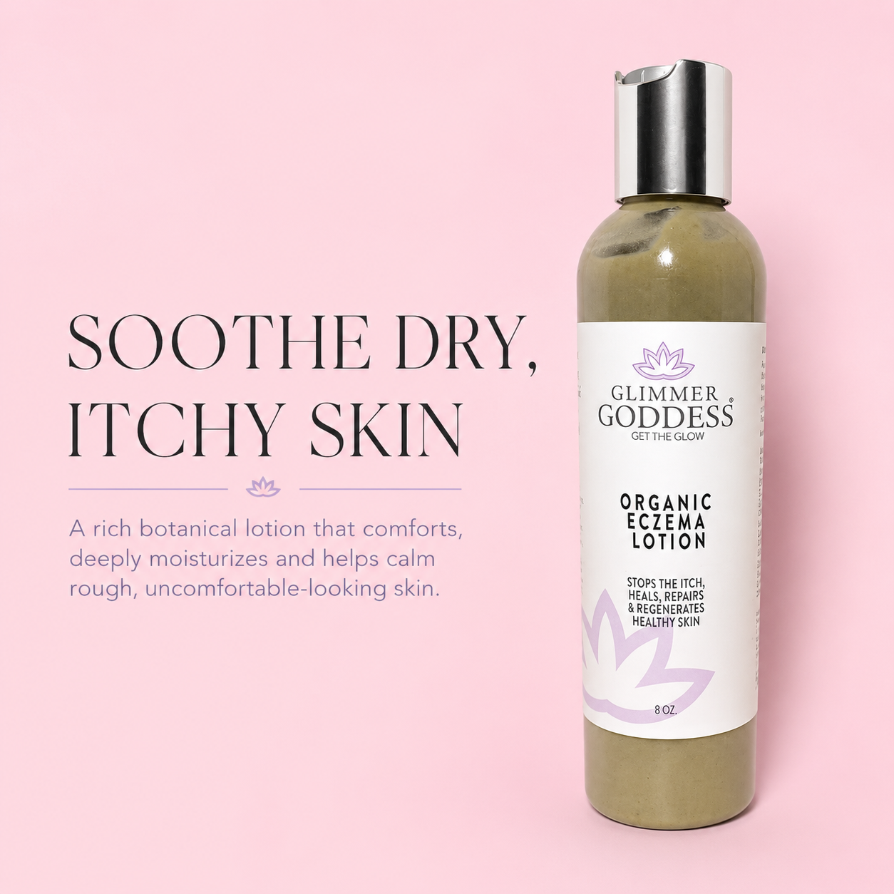 Organic Eczema Lotion - Stop the Itch, Heal The Skin