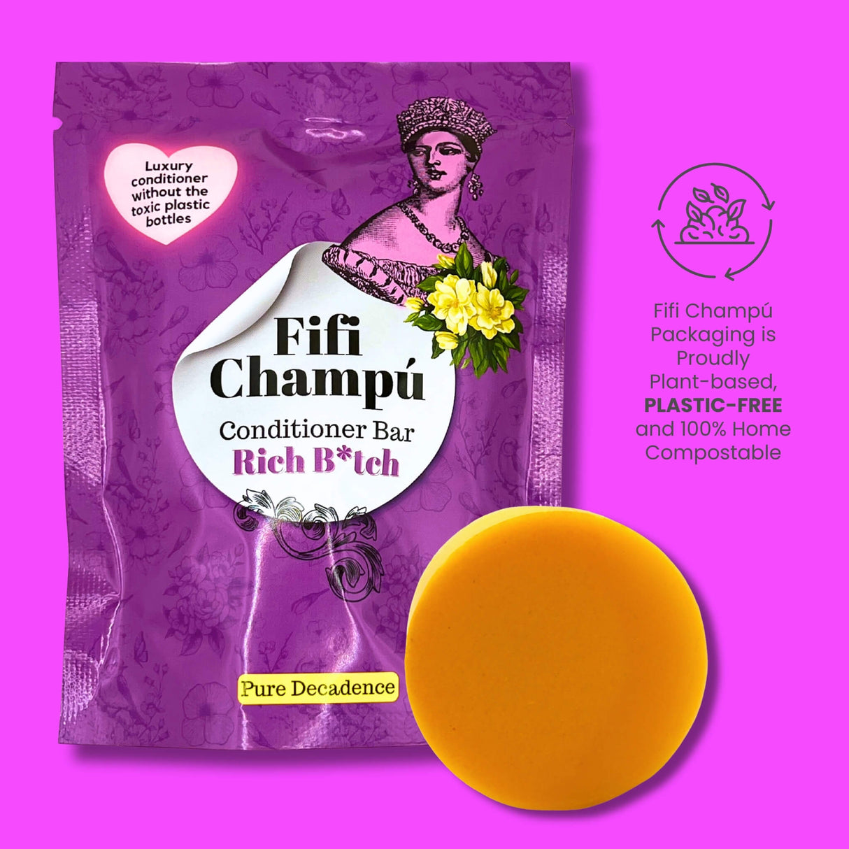 Rich B*tch Conditioner Bar: Luxuriously Nourishing for Dry, Thirsty Hair