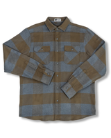 Field Grand Flannel, Caper Green