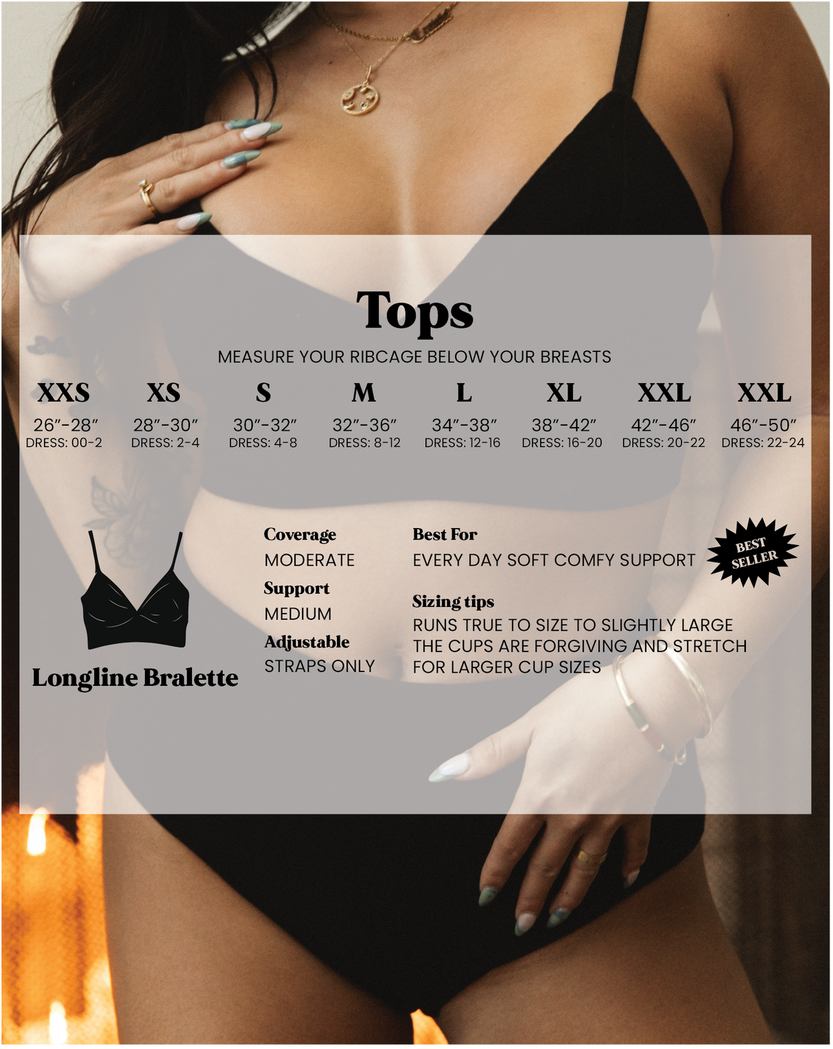 Longline Bralette - Camel