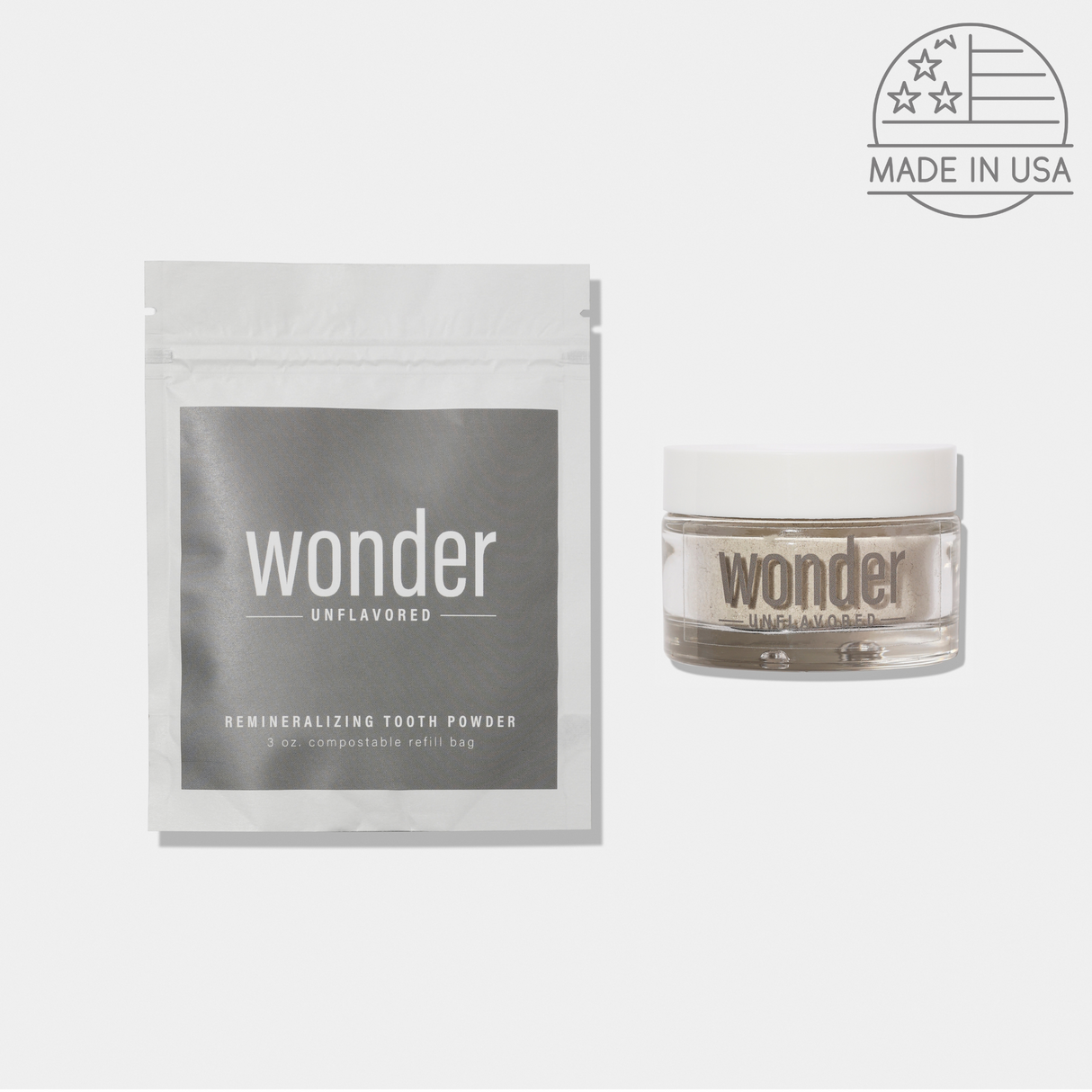 Unflavored Tooth Powder