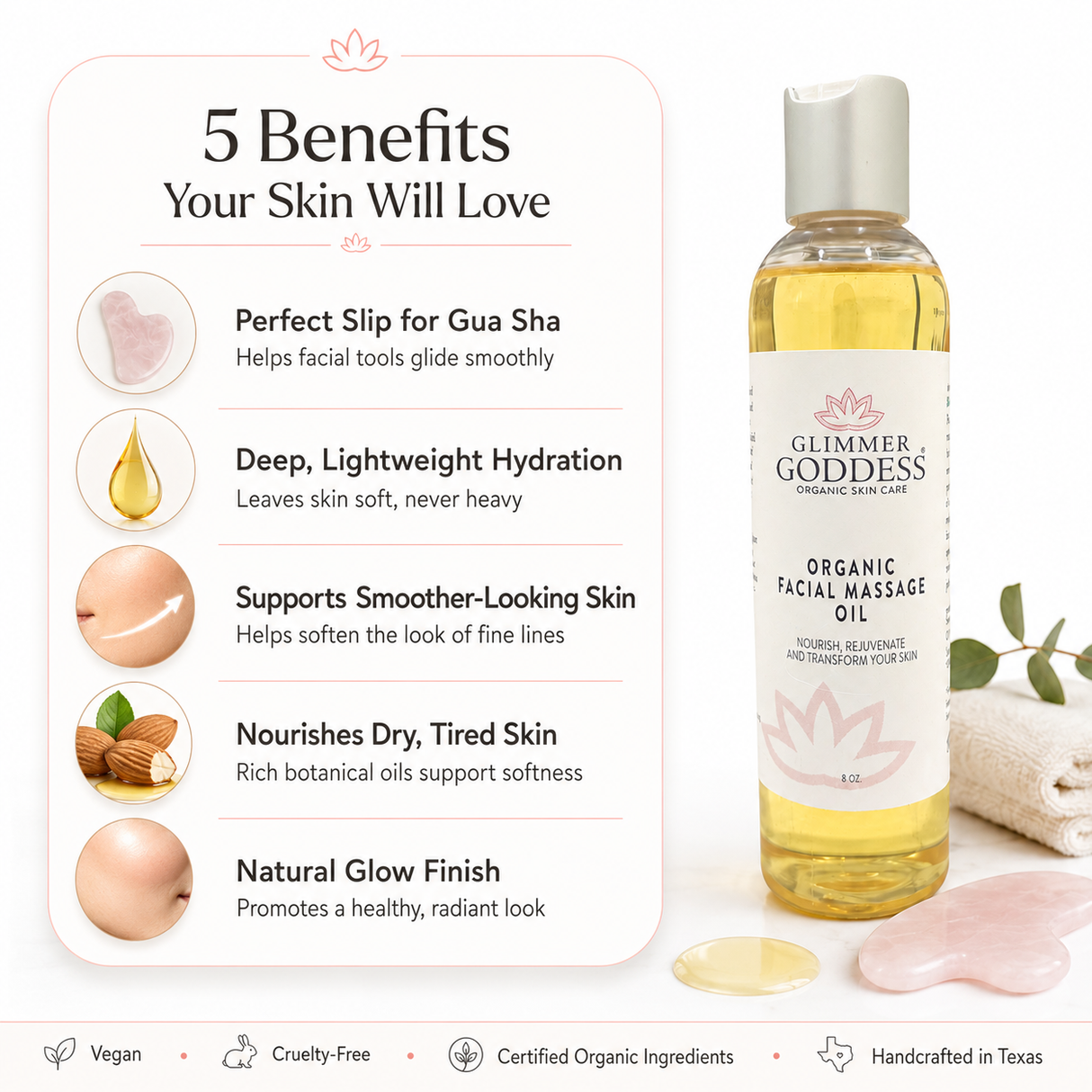 Organic Facial Massage Oil
