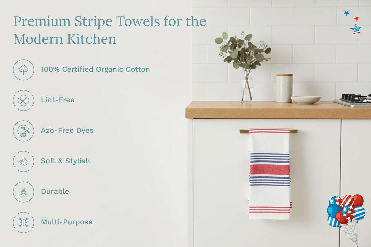 Striped Kitchen Towels