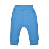cuffed pants | ripple blue
