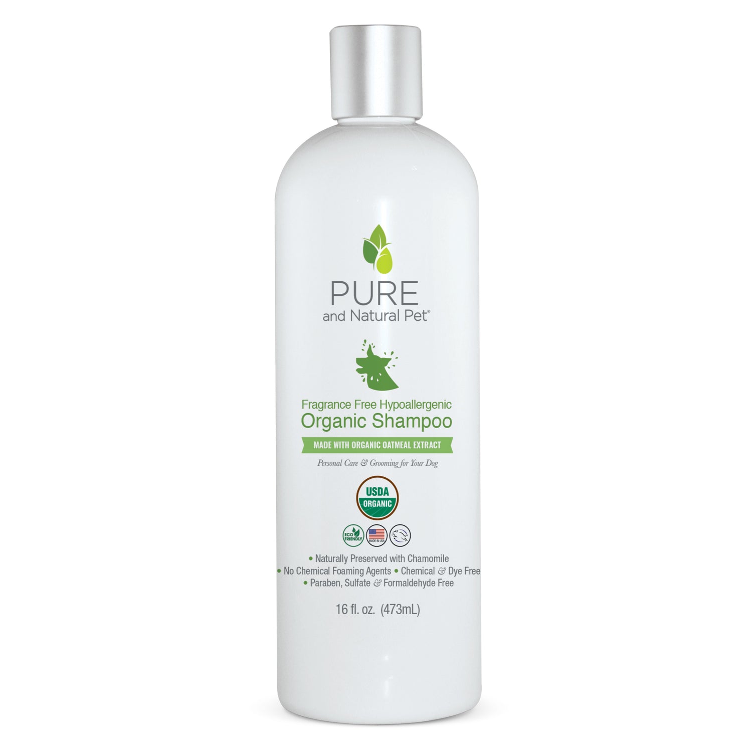 Fragrance Free Hypoallergenic Organic Shampoo