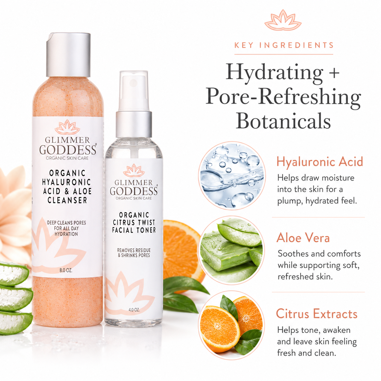 Organic Face Cleansing Kit for Smooth, Vibrant Skin