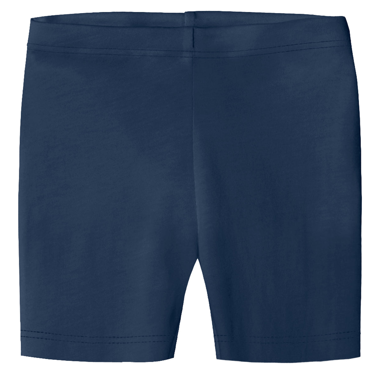 Girls Soft Organic Cotton Bike Shorts | Midnight Blue