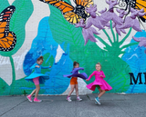 Girls Soft Organic Cotton Bike Shorts | Deep Purple