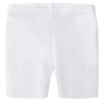 Girls Soft Organic Cotton Bike Shorts | White