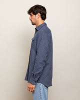 Grand Flannel, Dark Blue Mini Check