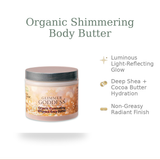 Organic Shimmering Body Butter Whipped To Perfection